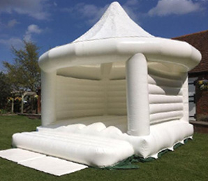 White Wedding Bounce House Rental